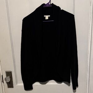 Basic Editions Women's Black Cardigan